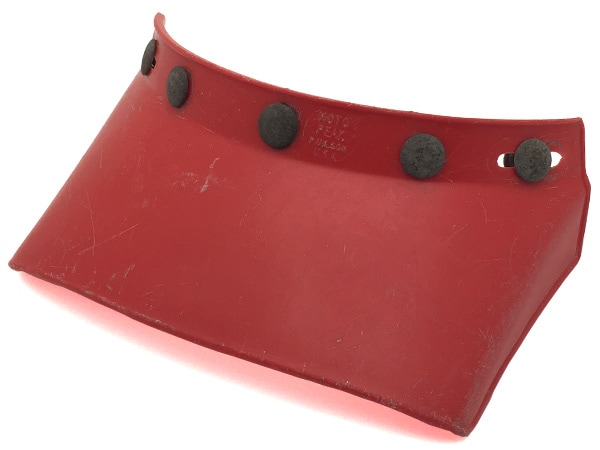 70's USA�� VINTAGE PAULSON MOTO PEAK VISOR 5snap��70s�ӥ�ơ����ݡ��륽���ȥԡ����Х�����5���ʥåס�RED