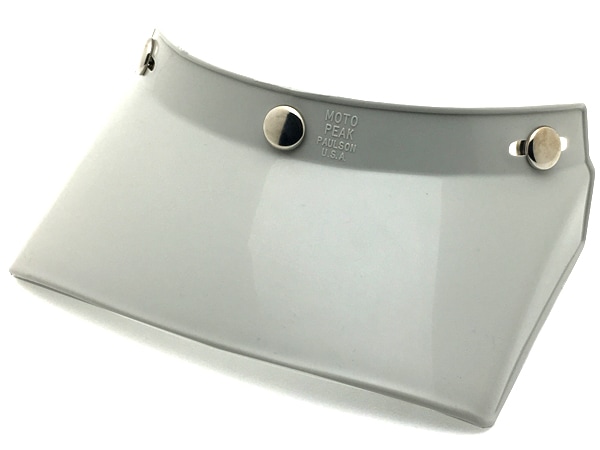 Dead Stock ���� 70's USA�� VINTAGE PAULSON MOTO PEAK VISOR��70s�ӥ�ơ����ݡ��륽���ȥԡ����Х�������GRAY