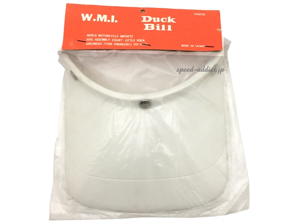 Dead Stock ���� 70's VINTAGE W.M.I. DUCK BILL VISOR��70s�ӥ�ơ������å��ӥ�Х�������WHITE 