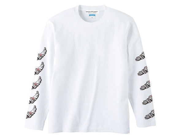 5THE HELMET UNDERGROUND L/S T-shirt�ʥإ��åȥ���������饦���T����ġ�WHITE