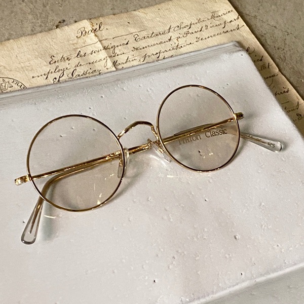 70's ENGLAND Hilton Classic Round Frame�ʥҥ�ȥ󥯥饷�å� �饦��� �ᥬ�ͥե졼���