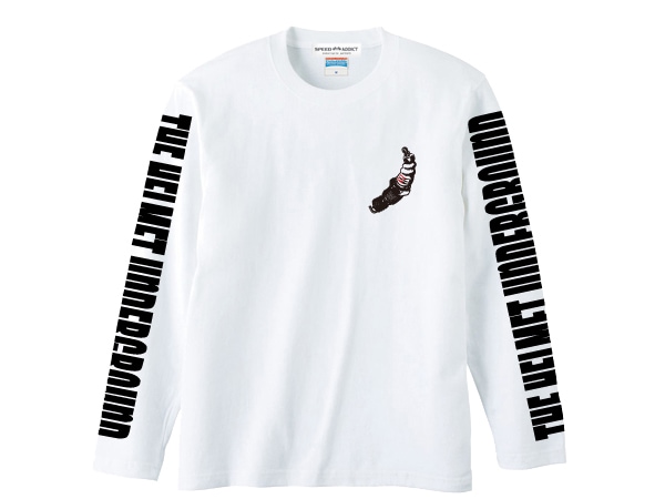 µTHE HELMET UNDERGROUND L/S T-shirt�ʥإ��åȥ���������饦���T����ġ�WHITE