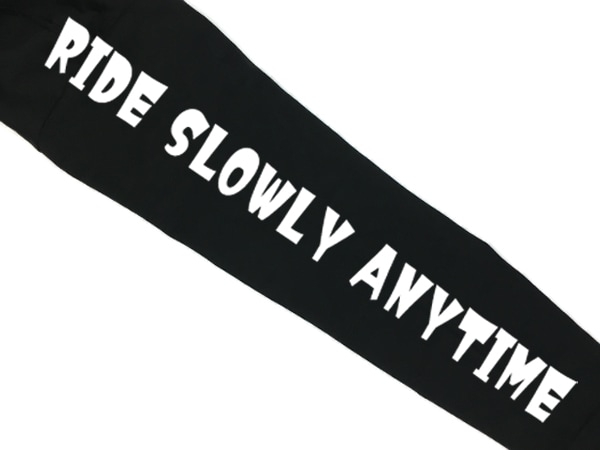RIDE SLOWLY ANYTIME L/S T-SHIRT BLACK