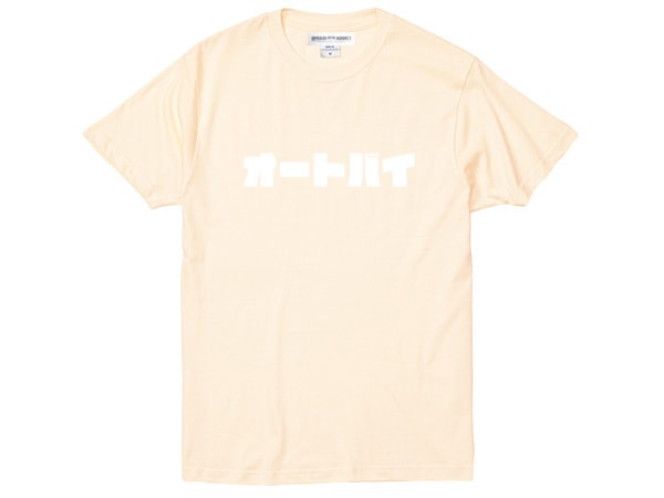 �����ȥХ� T-shirt��AUTO BIKE T����ġ�CREAM 