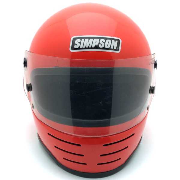 SIMPSON　ヴィンテージ　ジェットヘルメット Dead Stock 新品 純正シールド付 SIMPSON M62 ORANGE 59cm