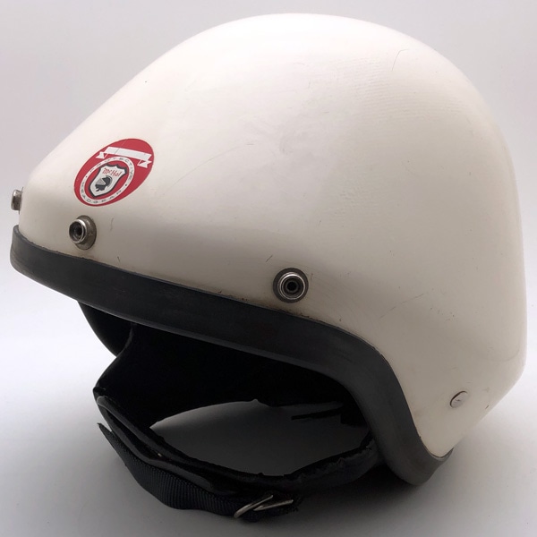 60's McHal HALF HELMET WHITE 60cm