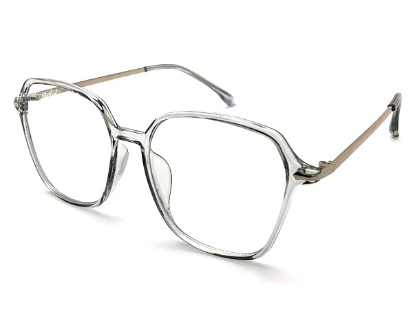BIG FRAME HEXAGON SUNGLASS�ʥӥå��ե졼��إ������󥵥󥰥饹��SILVER/CLEAR LIGHT SMOKE �� CLEAR