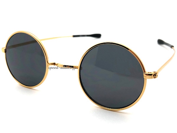 NOSE PADLESS METAL �ݴ�� SUNGLASS�ʥΡ����ѥåɥ쥹�᥿��饦��ɥ��󥰥饹��GOLD �� SMOKE