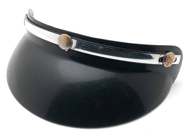 70's USA�� VINTAGE POLICE BUBBLE VISOR��70s�ӥ�ơ����ݥꥹ�Х֥�Х�������BLACK