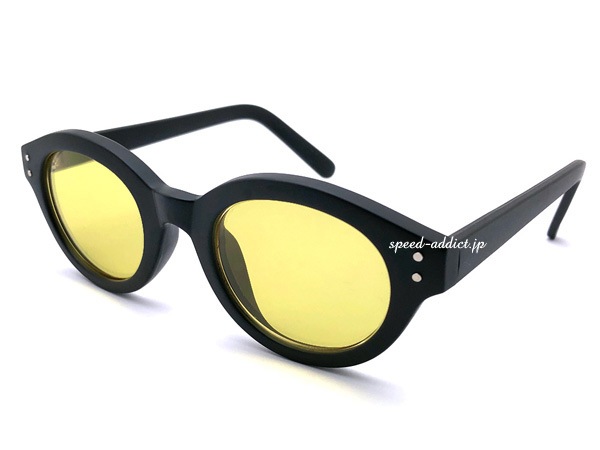 ���� BOSTON SUNGLASS�ʶ����ܥ��ȥ󥵥󥰥饹�˱�ä�BLACK �� LIGHT YELLOW