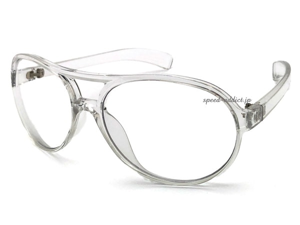 ����ե졼�� SEMI AUTO TEARDROP SUNGLASS�ʥ���ե졼�ॻ�ߥ����ȥƥ����ɥ��åץ��󥰥饹��CLEAR �� CLEAR