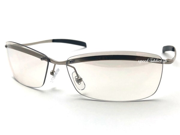 BACK RIM METAL BROW SUNGLASS�ʥХå����᥿��֥������󥰥饹�˱�ä�SILVER �� LIGHT BROWN MIRROR