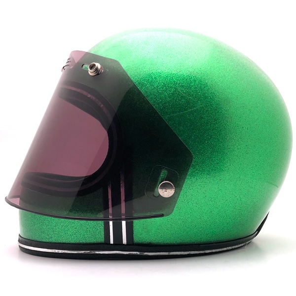 ビンテージGrantヘルメット シールド付 GRANT GREEN METALFLAKE 57cm | SPEED ADDICT
