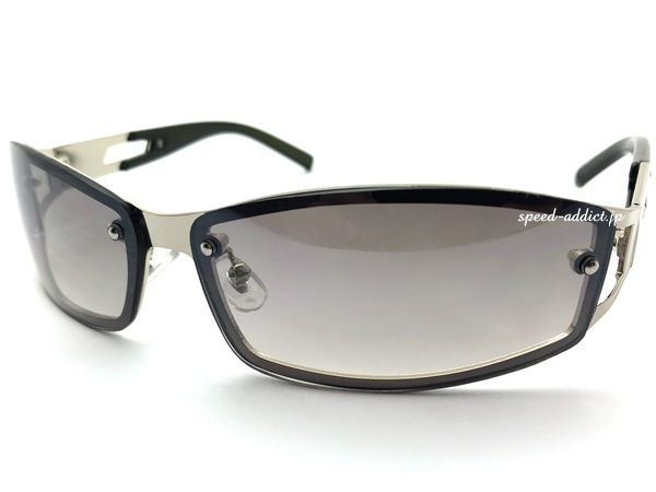 BACK RIM METAL NARROW SUNGLASS�ʥХå����᥿��ʥ������󥰥饹��SILVER �� LIGHT SMOKE