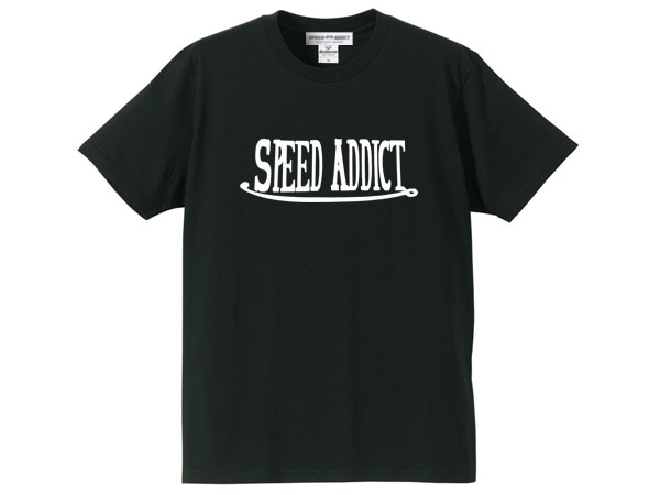 SPEED ADDICT KUSTOM LOGO �ե��å����ץ��� T-shirt�ʥ��ԡ��ɥ��ǥ����ȥ����������T����ġ�BLACK