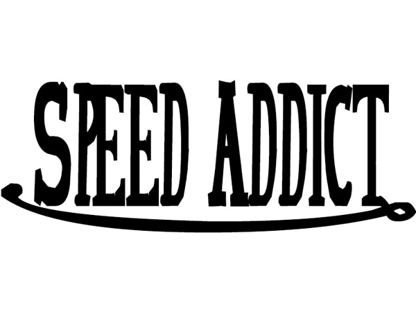 SPEED ADDICT KUSTOM LOGO �ե��å����ץ��� T-shirt�ʥ��ԡ��ɥ��ǥ����ȥ����������T����ġ�WHITE