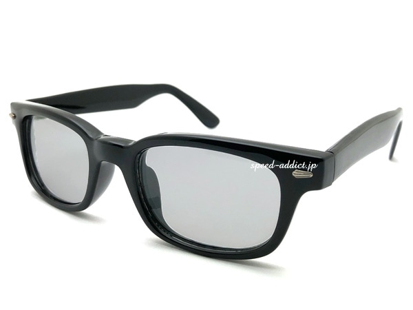 CLASSIC SQUARE NARROW WELLINGTON SUNGLASS�ʥ��饷�å����������ʥ����������ȥ󥵥󥰥饹��BLACK �� LIGHT SMOKE