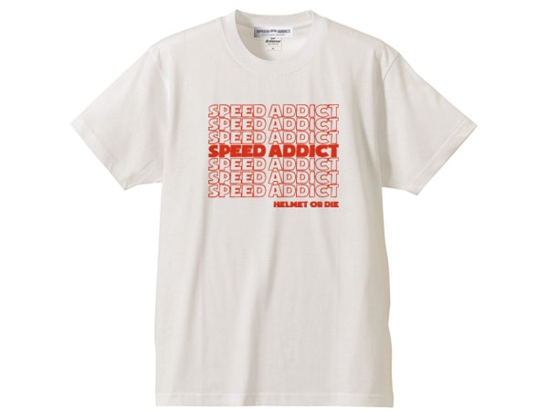 SPEED ADDICT�� T-shirt�ʥ��ԡ��ɥ��ǥ�����T����ġ�WHITE