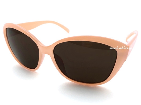 SQUARE CAT'S EYE SUNGLASS�ʥ�����������åĥ������󥰥饹��PINK BEIGE �� BROWN