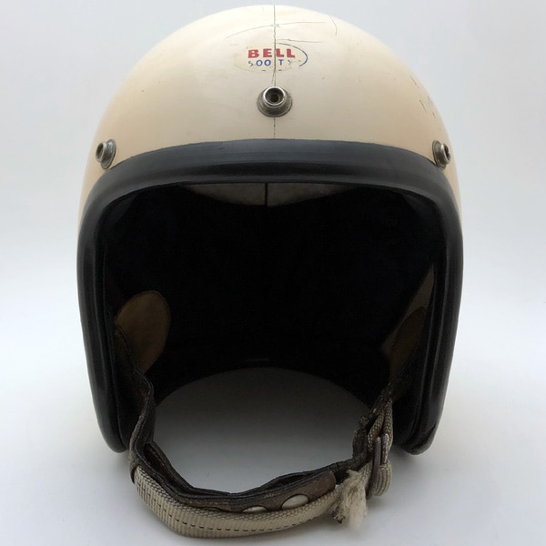 ��59-'60 2nd��ǥ� ��Ž�� W���ȥ�å� BELL 500-TX WHITE 59cm
