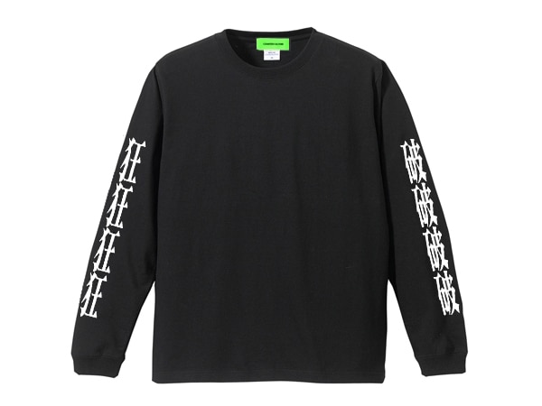 ������ L/S T-shirt�ʤ��뤯��ѡ����󥰥��꡼��T����ġ�BLACK