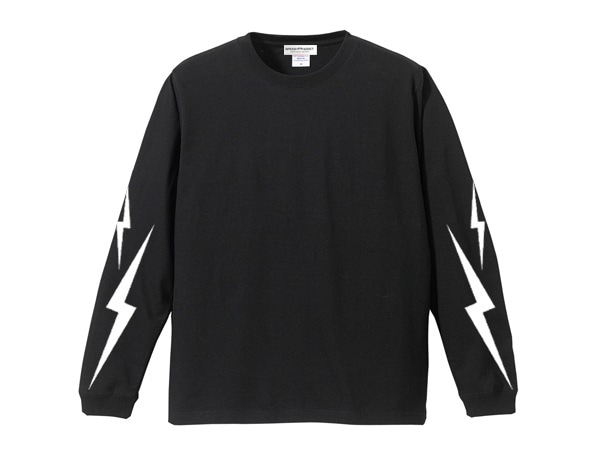 LIGHTNING BOLT L/S T-shirtʥ饤ȥ˥󥰥ܥȥ󥰥꡼TġBLACK