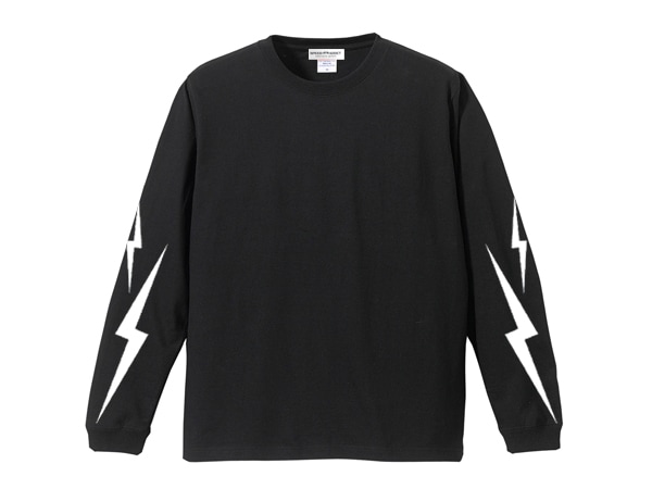 LIGHTNING BOLT L/S T-shirt�ʥ饤�ȥ˥󥰥ܥ�ȥ��󥰥��꡼��T����ġ�BLACK