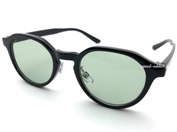 CROWN PANTO BOSTON SUNGLASS�ʥ��饦��ѥ�ȥܥ��ȥ󥵥󥰥饹��BLACK �� GREEN