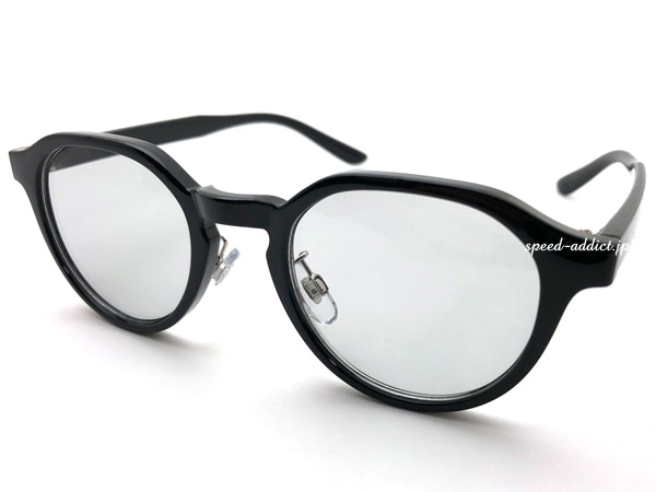 CROWN PANTO BOSTON SUNGLASS�ʥ��饦��ѥ�ȥܥ��ȥ󥵥󥰥饹��BLACK �� LIGHT SMOKE