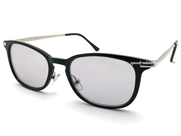 KEYHOLE BRIDGE SQUARE WELLINGTON SUNGLASSʥ֥ۡåȥ󥵥󥰥饹BLACK/SILVER  LIGHT SMOKE