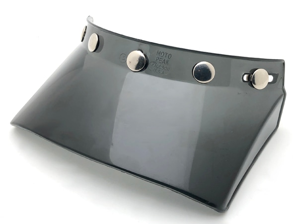 Dead Stock 70's USA�� VINTAGE PAULSON MOTO PEAK VISOR 5snap��70s�ӥ�ơ����ݡ��륽���ȥԡ����Х�����5���ʥåס�SMOKE