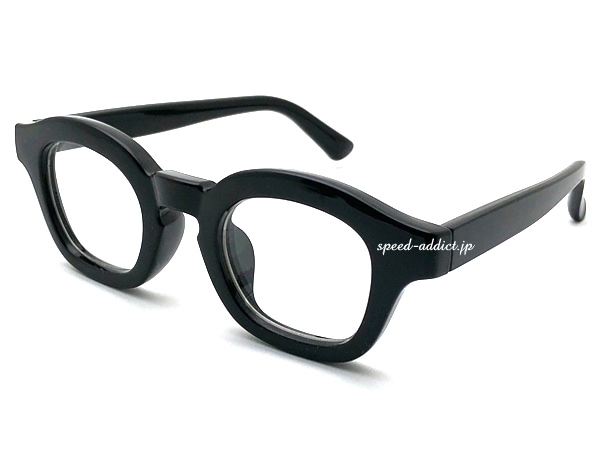 BOLD FRAME KEYHOLE BRIDGE BOSTON SUNGLASS�ʥܡ���ɥե졼�७���ۡ���֥�å��ܥ��ȥ󥵥󥰥饹��BLACK �� CLEAR