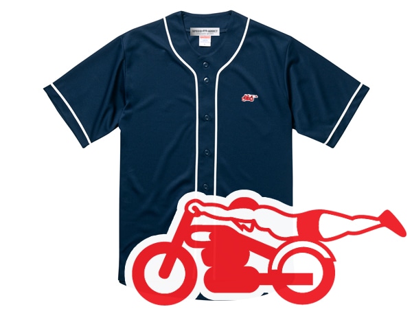 ԡɥǥ BASEBALL SHIRTʶSPEED ADDICT١ܡ륷ġNAVY
