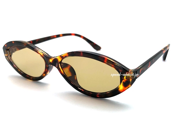 SOFT FOX NARROW SUNGLASS�ʥ��եȥե��å����ʥ������󥰥饹�ˤ٤ù� �� LIGHT BROWN