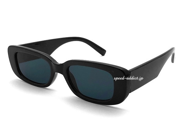 CHICANO SQUARE NARROW SUNGLASSʥΥʥ󥰥饹BLACK  SMOKE