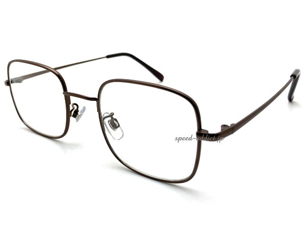 CLASSIC METAL SQUARE SUNGLASSʥ饷å᥿륹󥰥饹BROWN  CLEAR