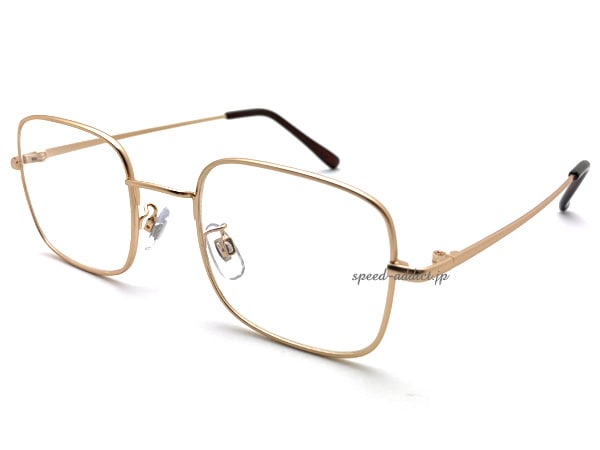 CLASSIC METAL SQUARE SUNGLASS�ʥ��饷�å��᥿�륹���������󥰥饹�˱�ä�GOLD �� CLEAR