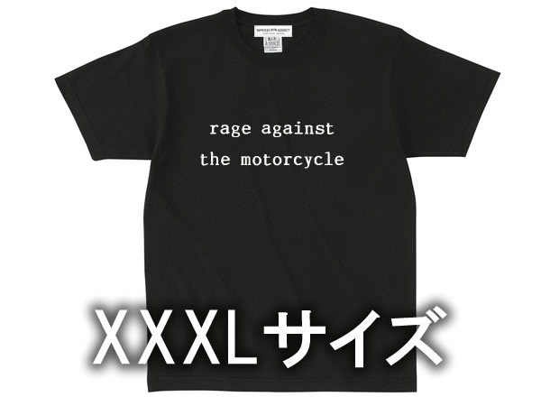 XXXL������ rage against the motorcycle T-shirt��3XL SIZE �쥤���������󥹥ȥ��⡼������������T����ġ�BLACK