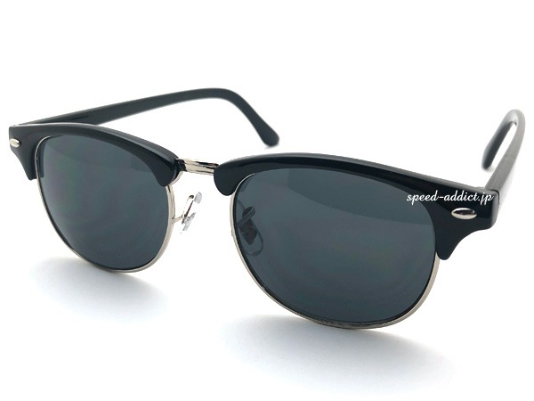 SIRMONT BROW SUNGLASS�ʥ������ȥ֥������󥰥饹��BLACK �� SMOKE