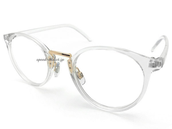 GOLD BRIDGE BOSTON SUNGLASS�ʥ�����ɥ֥�å��ܥ��ȥ󥵥󥰥饹��CLEAR �� CLEAR