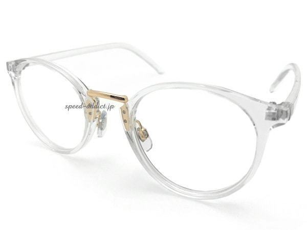 GOLD BRIDGE BOSTON SUNGLASS�ʥ�����ɥ֥�å��ܥ��ȥ󥵥󥰥饹��CLEAR �� CLEAR