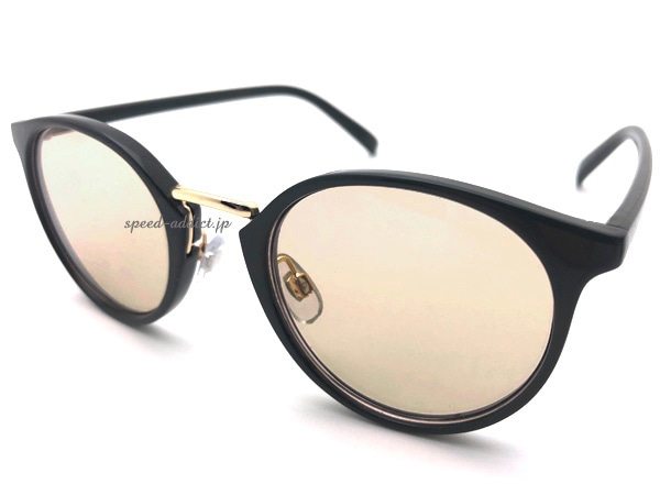 GOLD BRIDGE BOSTON SUNGLASS�ʥ�����ɥ֥�å��ܥ��ȥ󥵥󥰥饹��BLACK �� LIGHT BROWN