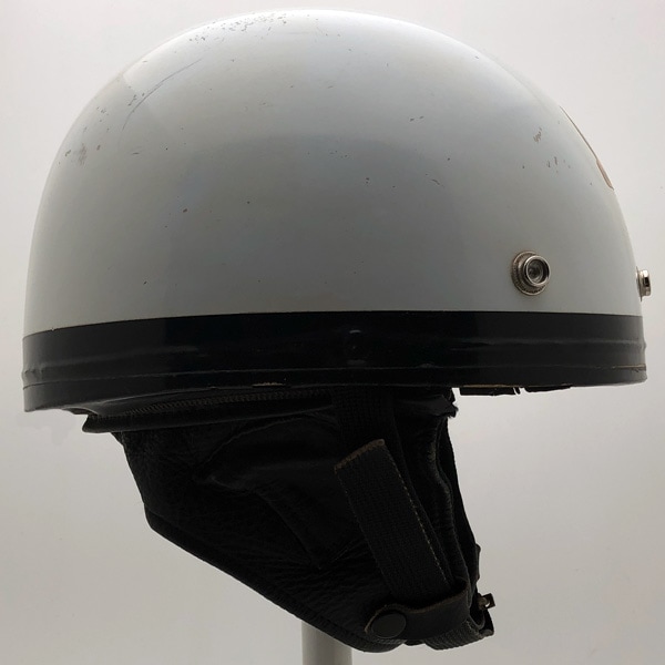 60's U.S. Navy HALF HELMET WHITE 54cm