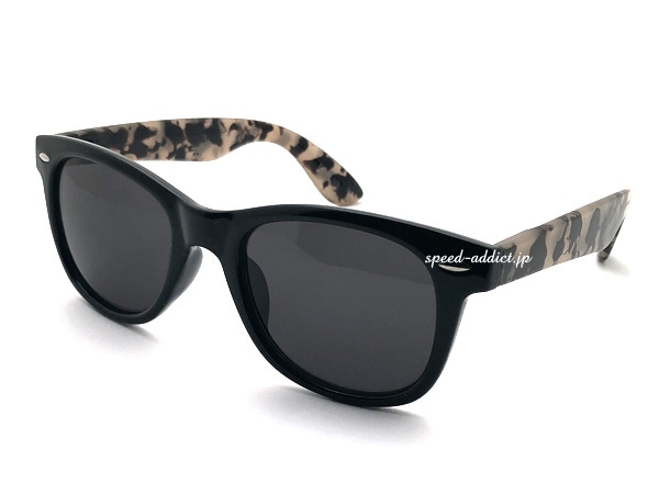OLD WELLINGTON SUNGLASS�ʥ�����ɥ������ȥ󥵥󥰥饹��BLACK/WHITE �٤ù� �� SMOKE