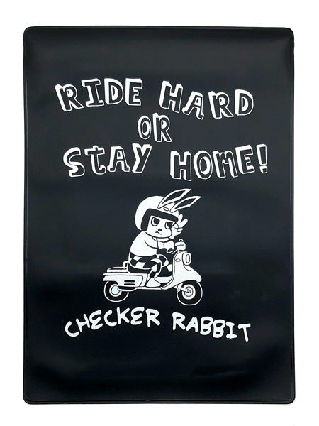 CHECKER RABBIT �ָ��ڥ������ʥ����å�����ӥåȡ� BLACK �� WHITE