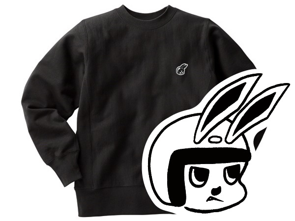 Champion Reverse Weave TYPE CHECKER RABBIT SWEATʥԥС֥ץåӥåȥåȡBLACK