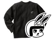 Champion Reverse Weave TYPE CHECKER RABBIT SWEAT�ʥ����ԥ����С����������֥����ץ����å�����ӥåȥ������åȡ�BLACK