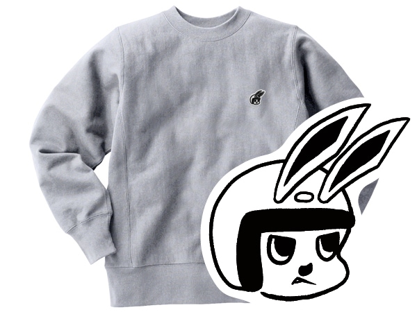 Champion Reverse Weave TYPE CHECKER RABBIT SWEAT�ʥ����ԥ����С����������֥����ץ����å�����ӥåȥ������åȡ�GRAY