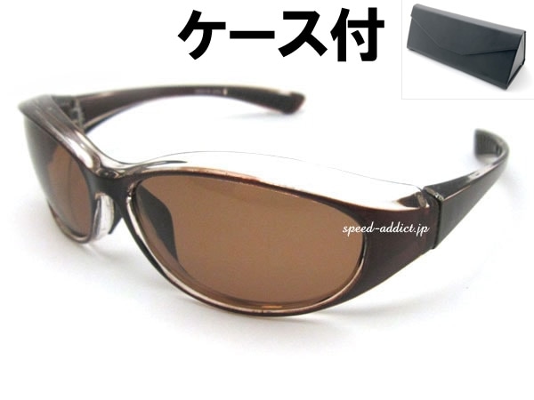 PORALIZED BIKER SHADE WIND GUARDиХɥɥɡBROWN/CLEAR  иBROWN + ᥬͥ BLACK