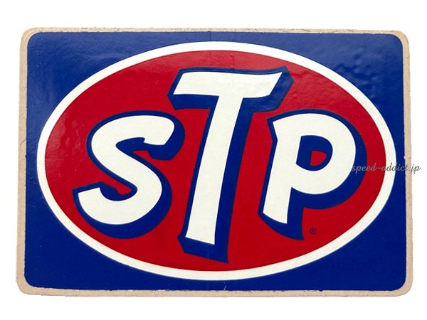70's VINTAGE STP Sticker��70s�ӥ�ơ���STP���ƥå�����SQUARE 66mm��98mm 
